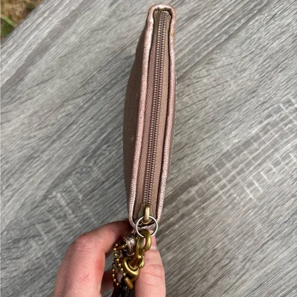 Coach Metallic Wristlet - Picture 12 of 14